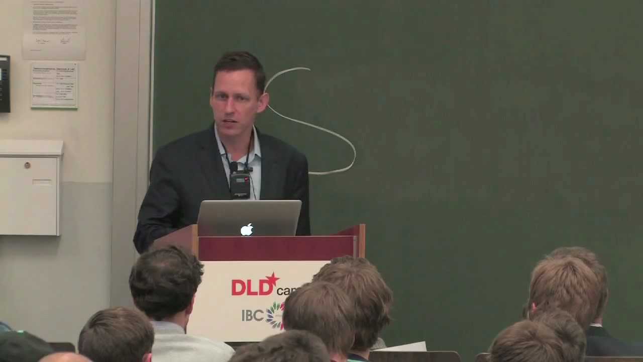 Campus Lecture by Peter Thiel | DLD13