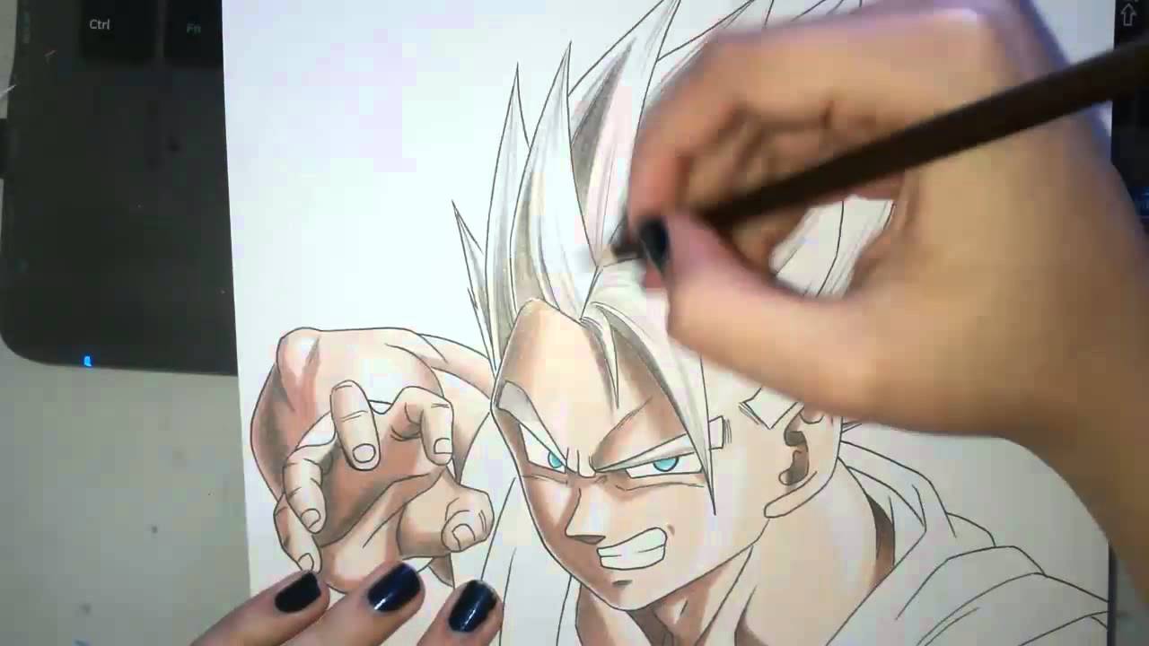Speed Drawing - Gohan (Dragon Ball Z)