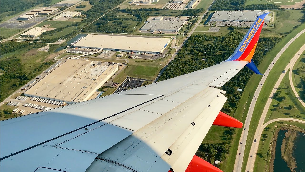 Gorgeous Tulsa Landing – Southwest Airlines – Boeing 737-700 – TUL – N232WN – SCS Ep. 486
