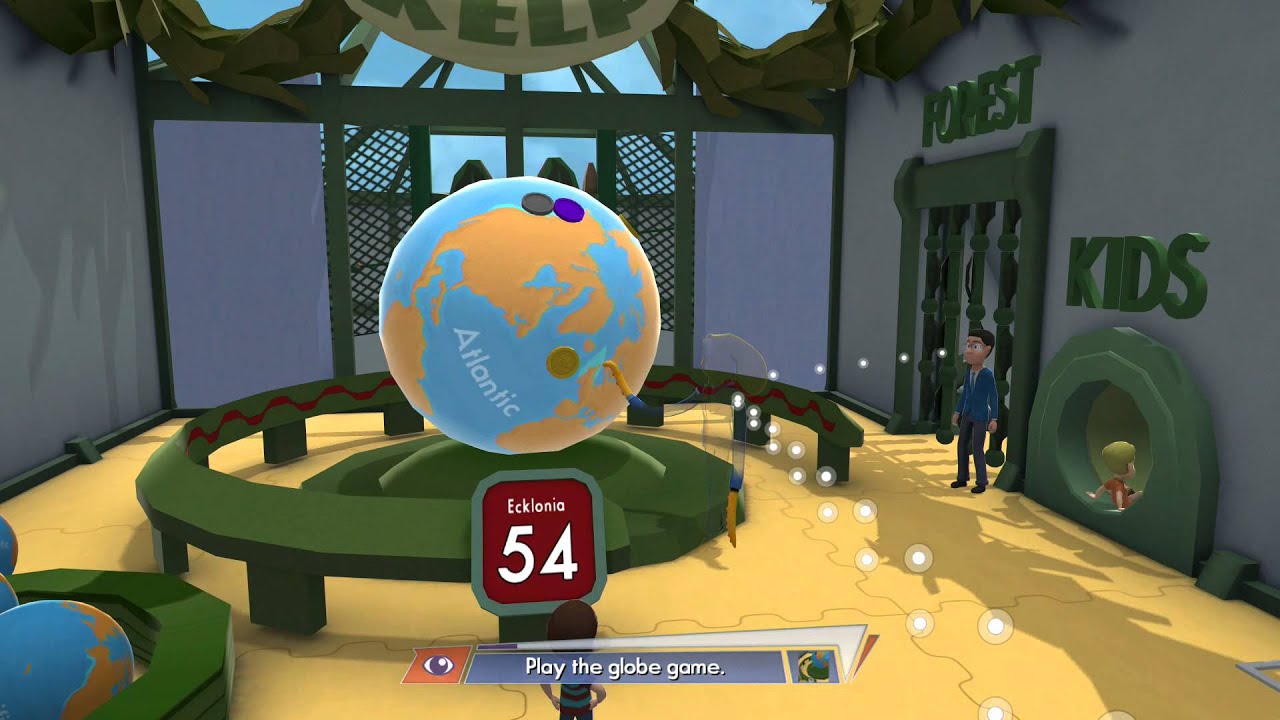 Octodad: Dadliest Catch - World of Kelp: Tommy's Globe Game Sequence HD Gameplay Playstation 4