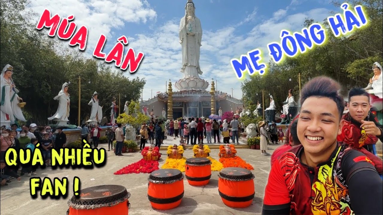 Đội Lân Vân Long Đường Lên Bạc Liêu Múa Lân Cúng Mẹ Nam Hải & Đông Hải Không Ngờ Gặp Quá Nhiều Fan