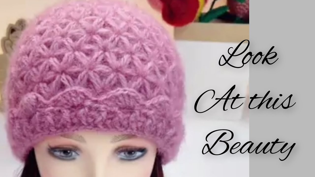 DIY**Crochet Jasmine Stitch Hat Tutorial