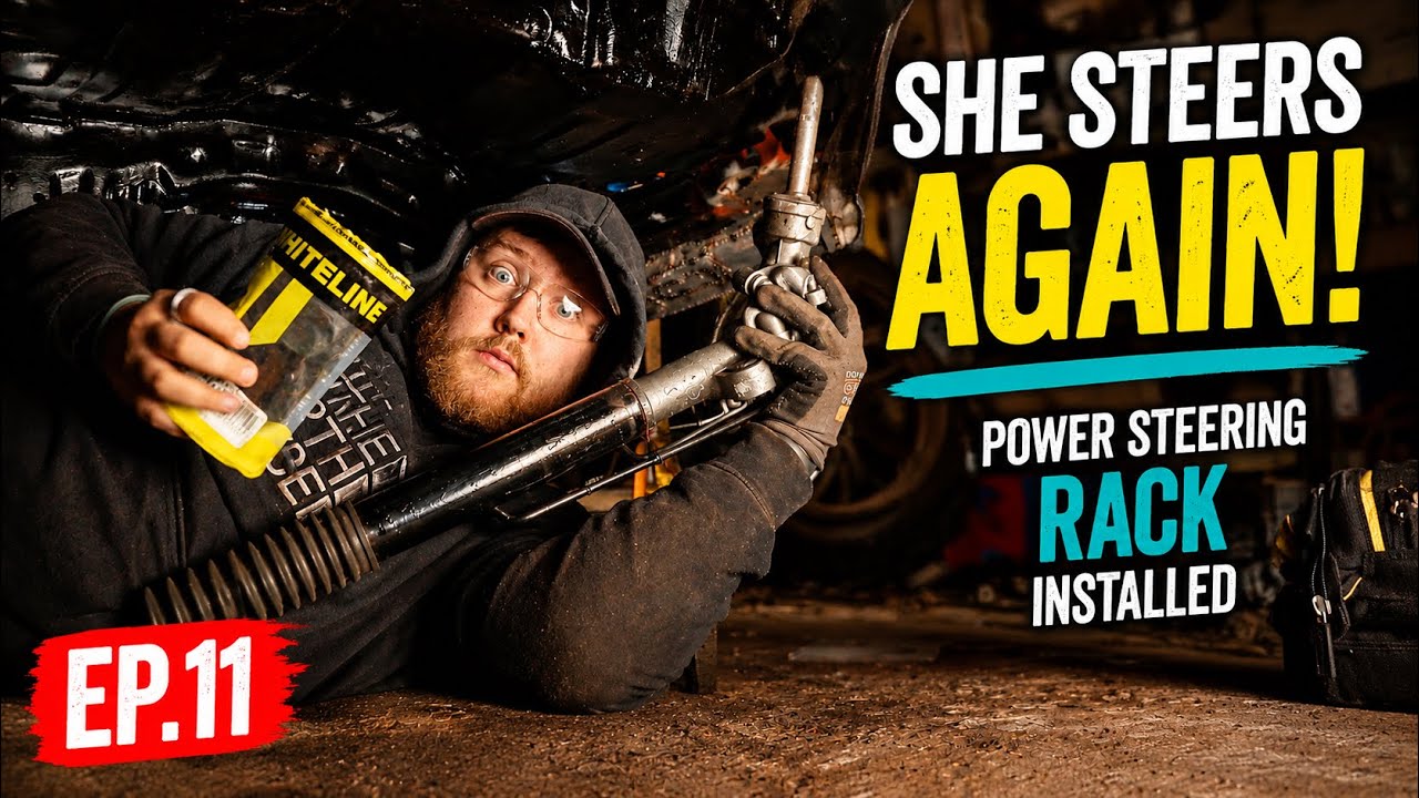 I PUT THE POWER STEERING RACK BACK ON THE SUBARU EP.11