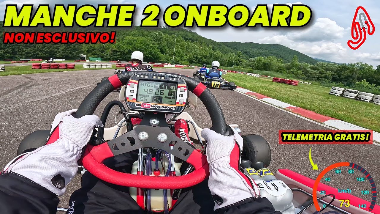 Go Kart Birel art VS Oberon - Onboard ESPLOSIVO [No music, No voice, PURE SOUND & Team Radio]