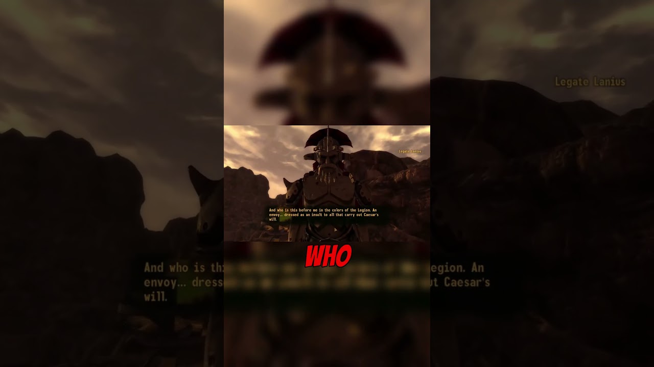 Legat Lanius ma ukryty, unikalny dialog w Fallout: New Vegas