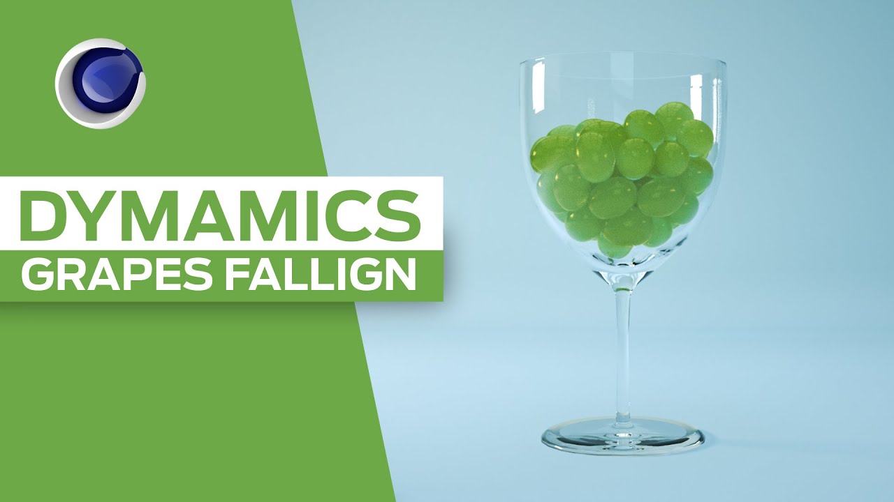 Cinema4D Tutorials | Grapes Falling | Dynamics