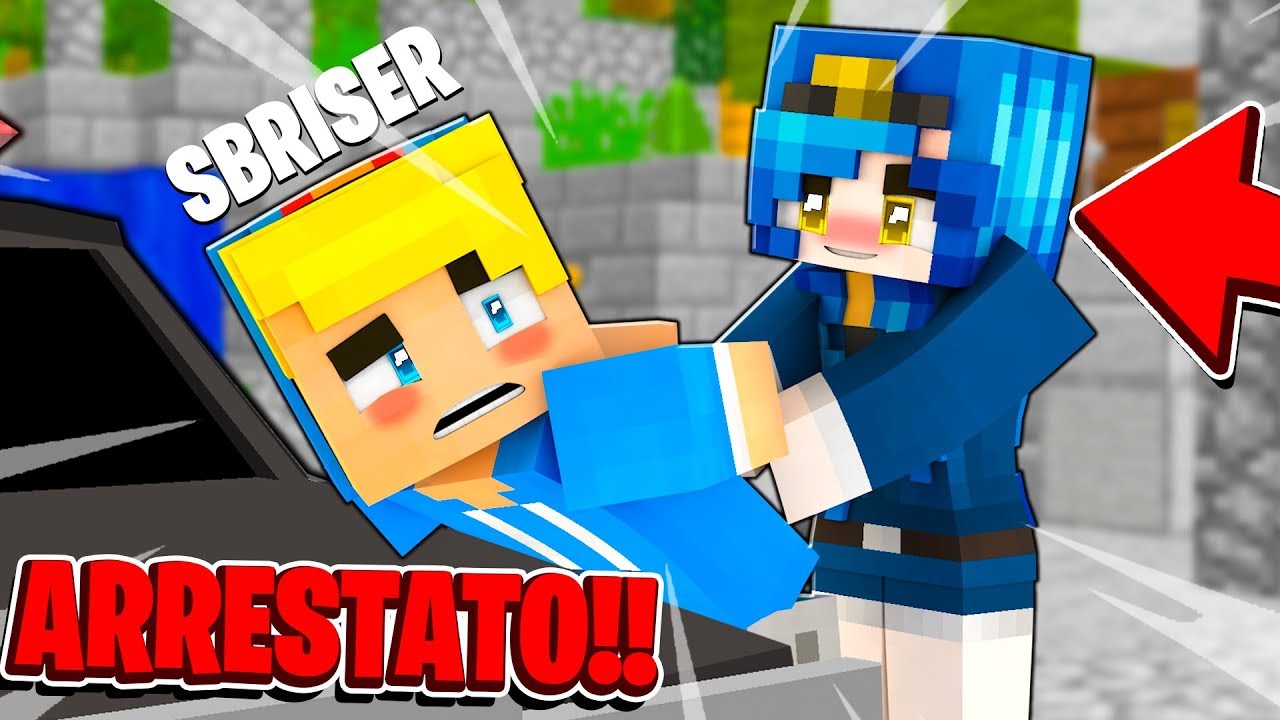 LA POLIZIOTTA VIOLET ARRESTA SBRISER su MINECRAFT!!