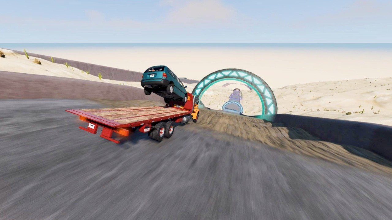 Just keep your foot on the gas&mdash;leave the rest to fate #4 - BeamNG Drive