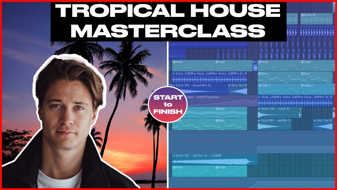KYGO Tropical House 30 mins Masterclass | Creating A Track From Start To Finish | FL Studio 20