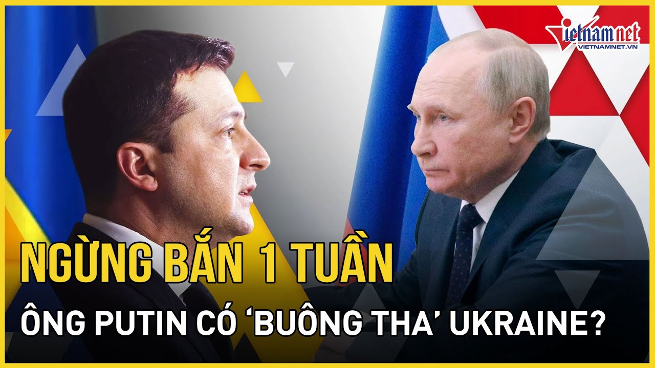 NÓNG: TT Trump nói Nga ngừng bắn 1 tuần, TT Putin có 
