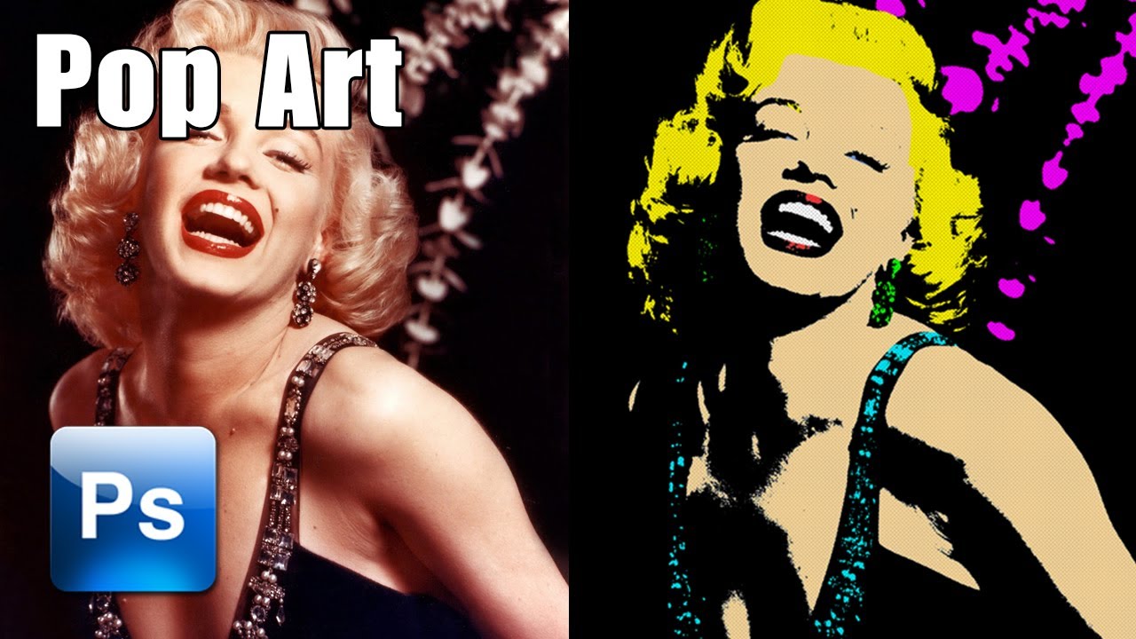 Adobe Photoshop CS6 Tutorial PL - Obr&oacute;bka Zdjęć [Efekt Pop Art ze zdjęcia / Pop Art from photo]