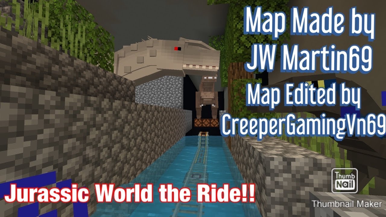Jurassic World the Ride in Minecraft BE
