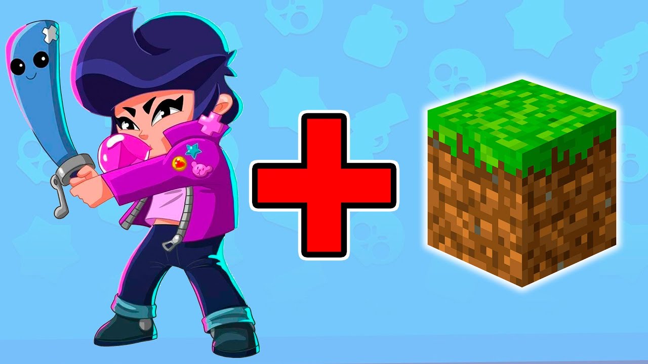 BIBI and JANET (BRAWL STARS) + MINECRAFT = ??? Best of BUILD CHALLENGE in Minecraft