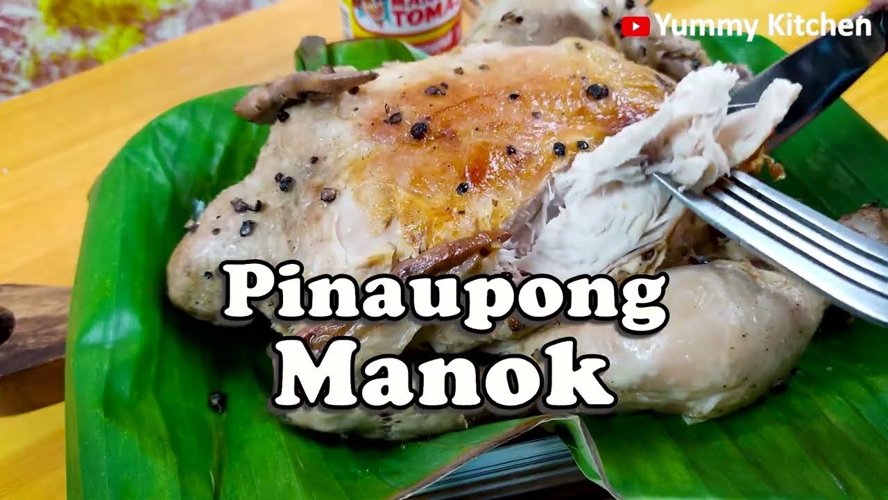 Pinaupong Manok Recipe (Super Tasty Steamed Chicken With Salt And Pepper)
