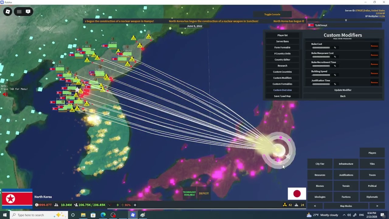 nuking japan gameplay #never forgetti hiroshitma and p diddy + epstein with friends #bill clinton