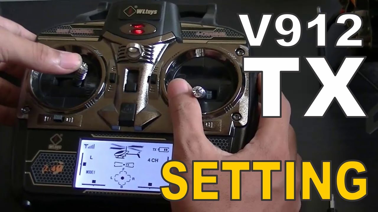 SETTING - MODE - TX V912, V913, V911 COMMANDER