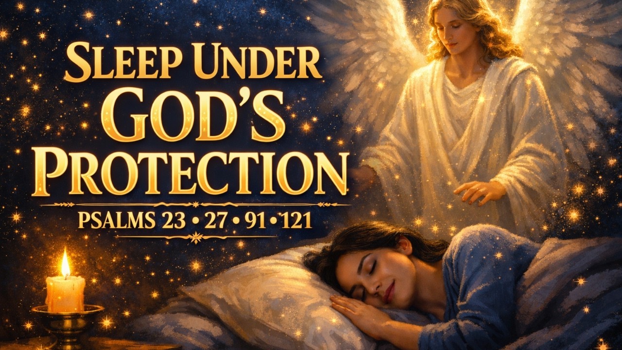 All Night Prayer For Protection & Peace | Psalm 91, 23,  27 & 121 | Sleep Under God's Protection