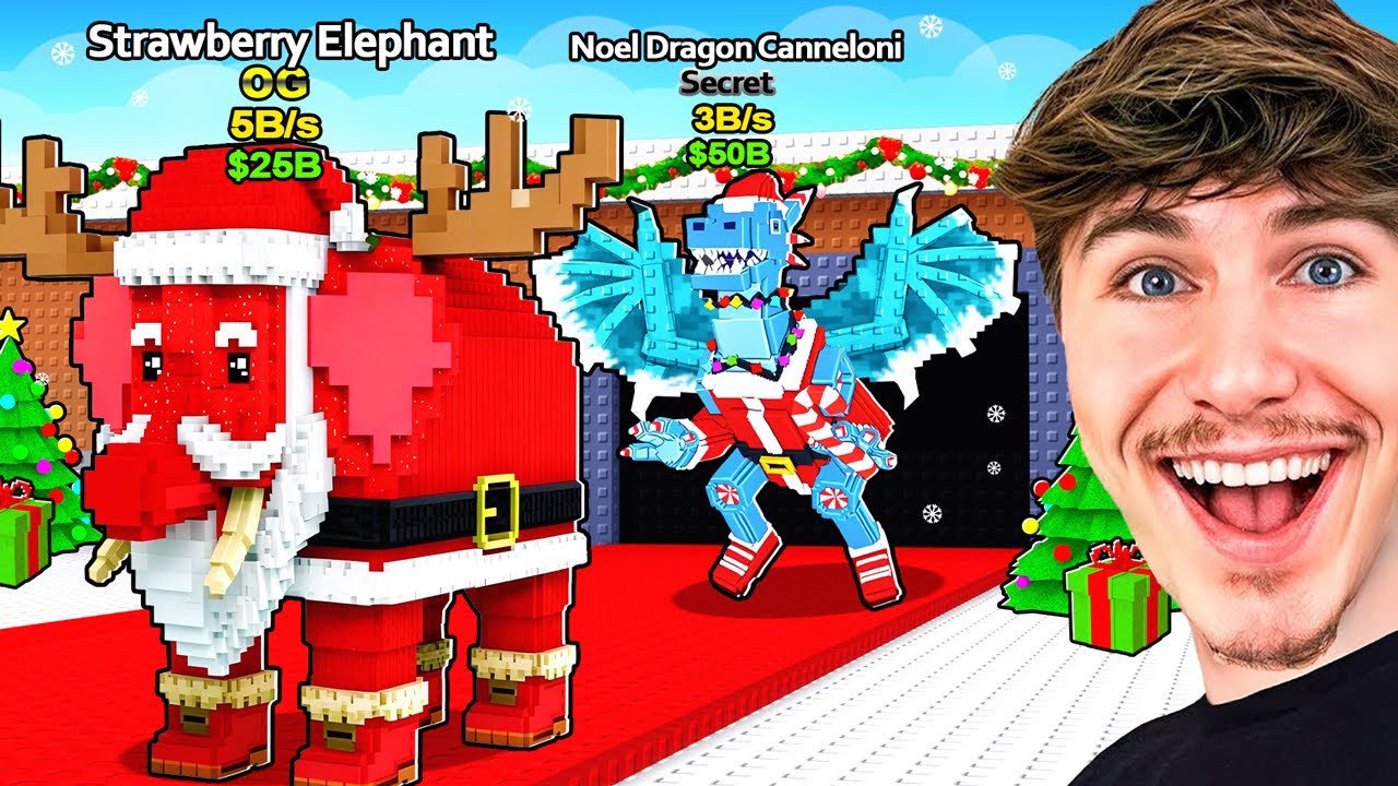 0 À 100T UNIQUEMENT AVEC DES BRAINROTS DE NOËL !! (Incroyable)