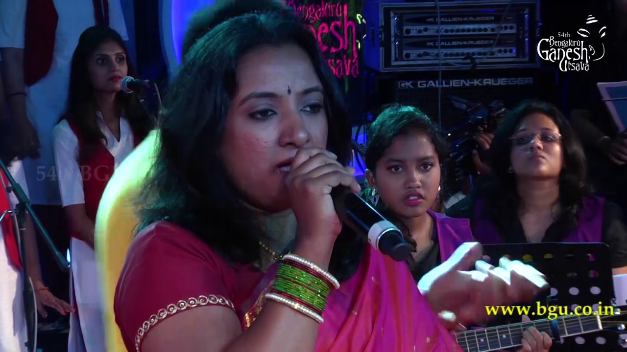 GAGANAVU ELLO | Gejje Pooje | Mangala Ravi | 54th Bengaluru Ganesh Utsava 2016