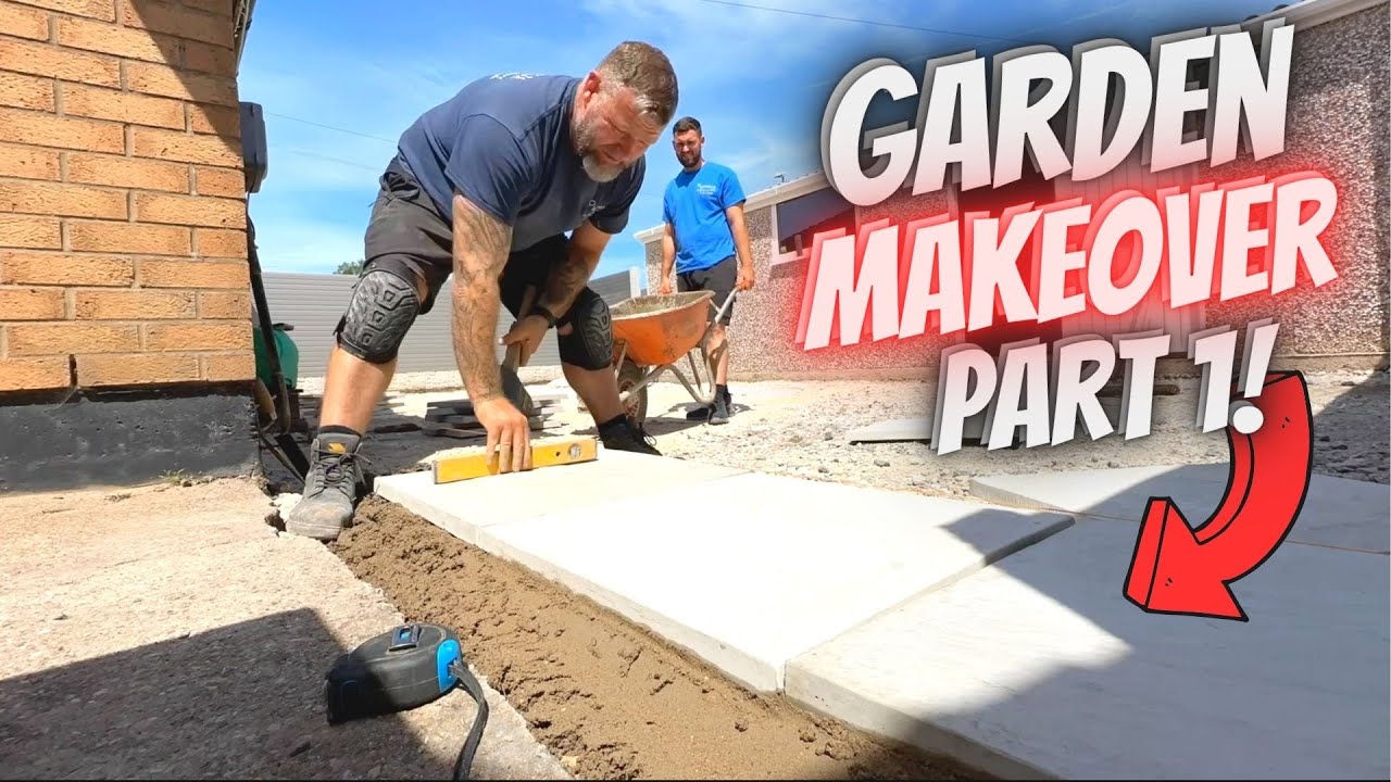 TRANSFORMING a DRIVEWAY and PATIO?!... *PART 1*