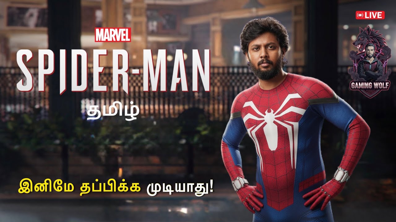 🔴Marvel Spider-Man Gameplay Tamil Live 🕸️| PS5 | Epi #03 | Gaming Wolf - Tamil #spiderman