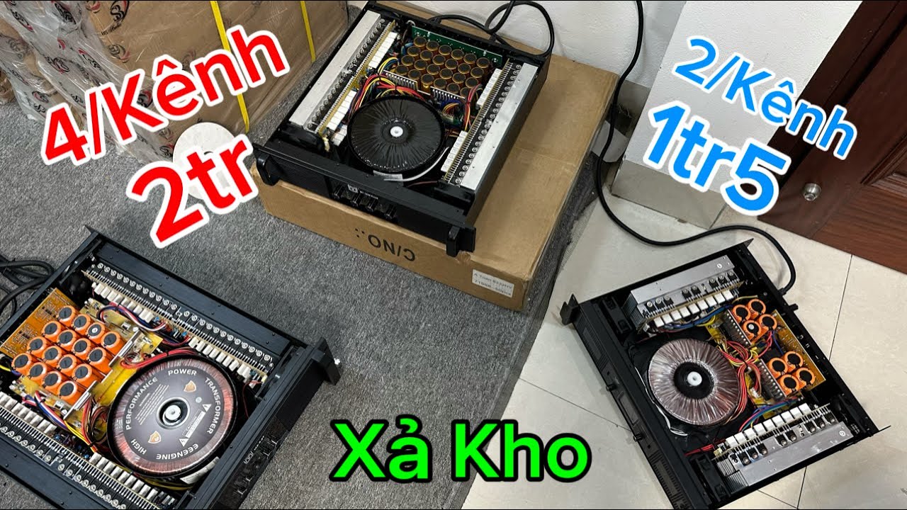 Xả Kho Cuối  Năm Rất nhiều đẩy 2/Kênh -4/Kênh 900W 1/Kênh Thanh Lí Rẻ Giá Gốc Thu Hồi vốn Cuối Năm