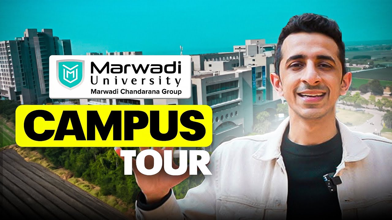 Marwadi University - Full Campus & Hostel Tour