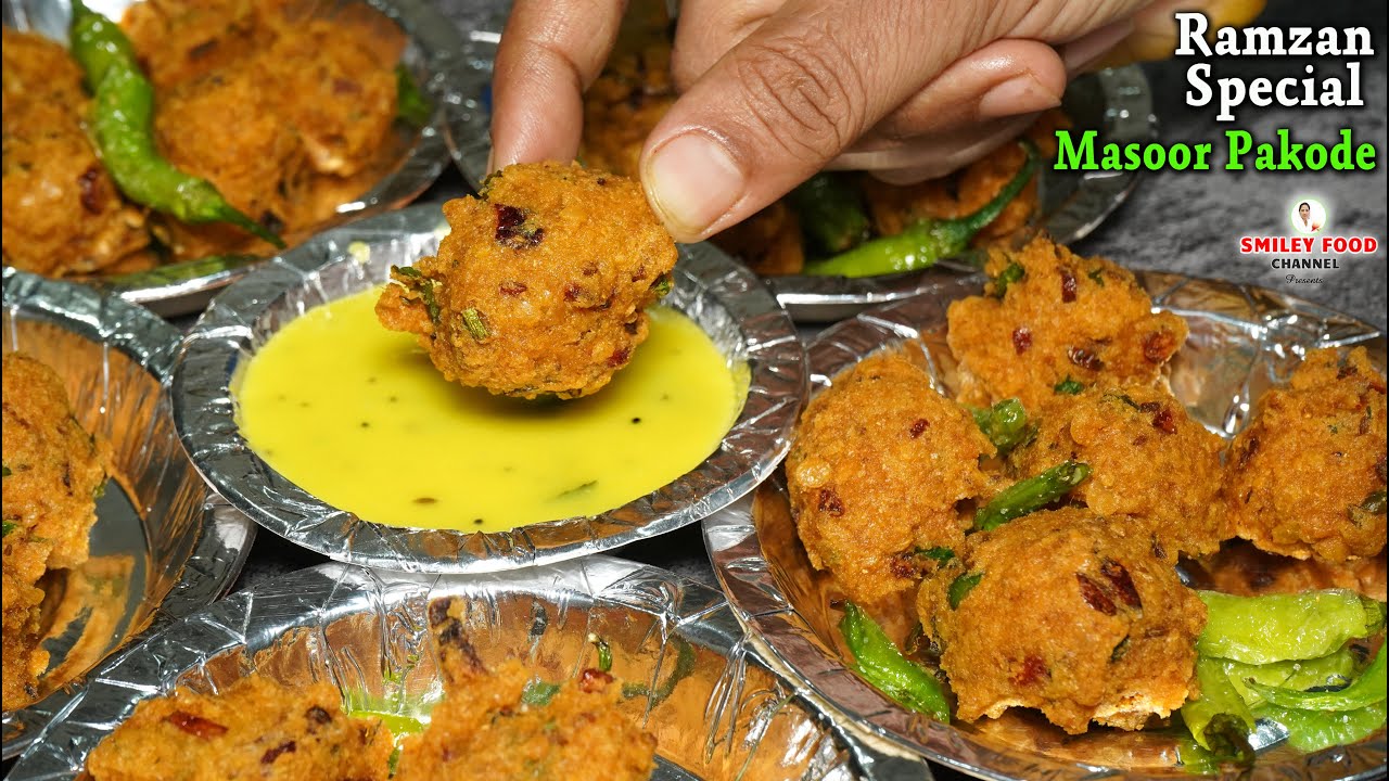इफ्तारी के टाइम पड़ोस में बांटने के लिये मसूर के पकोड़े Iftar Special Masoor dal ke Pakode | Ramzan