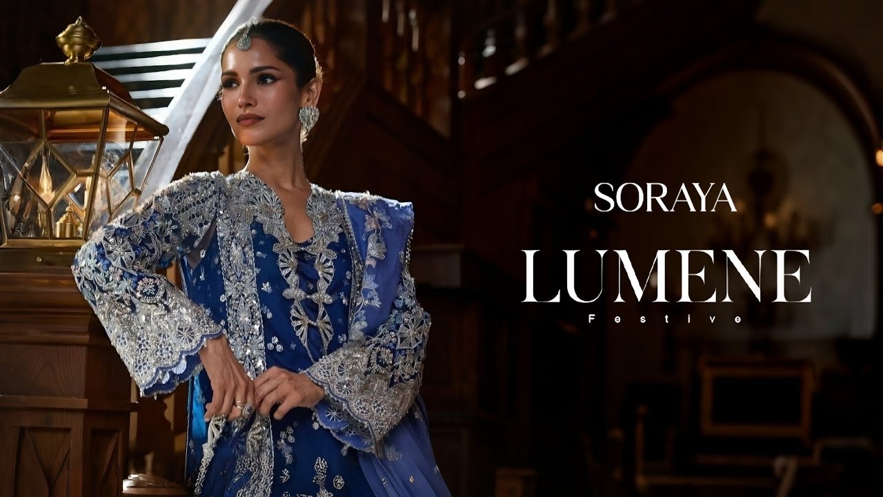 Soraya Luxury Unstitched Collection 2025 | Lumene Festive Edit 2025 By Soraya