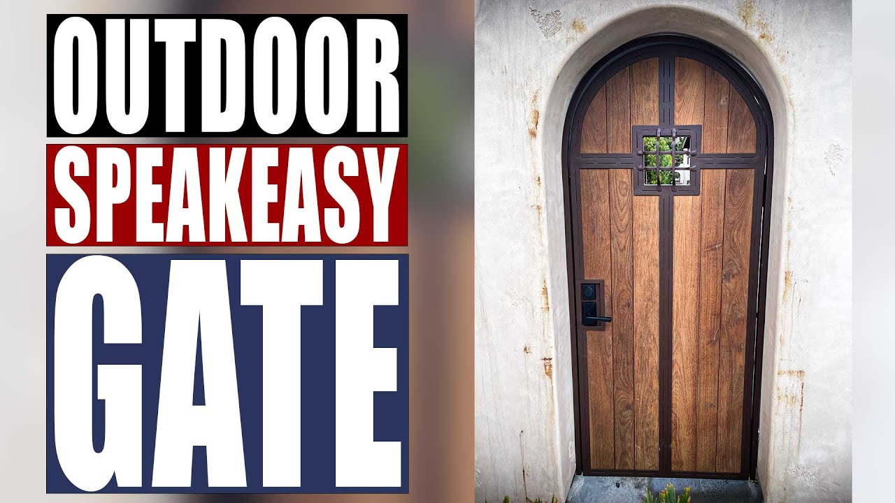 DIY Speakeasy Gate Build: Custom Metal Fabrication with Ipe Wood | Welding Tips & Tricks