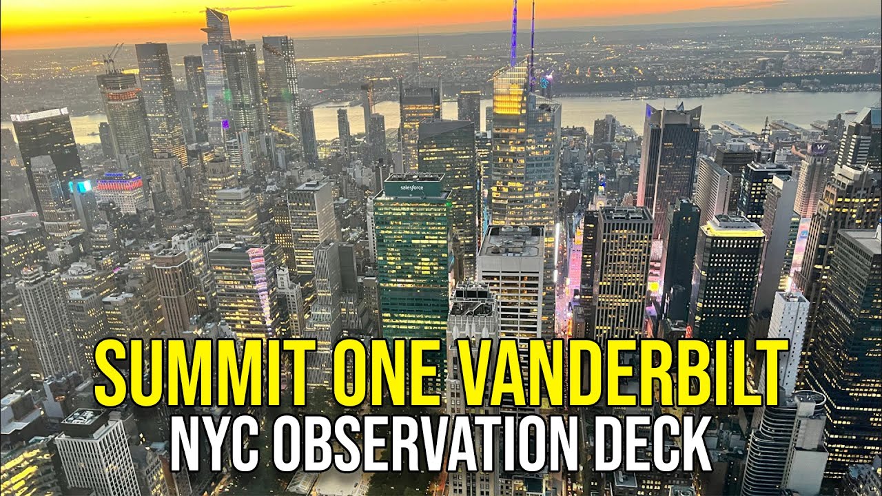 NYC LIVE from Top Of The SUMMIT One Vanderbilt Tour - Newest Observation Deck in New York City 🔥