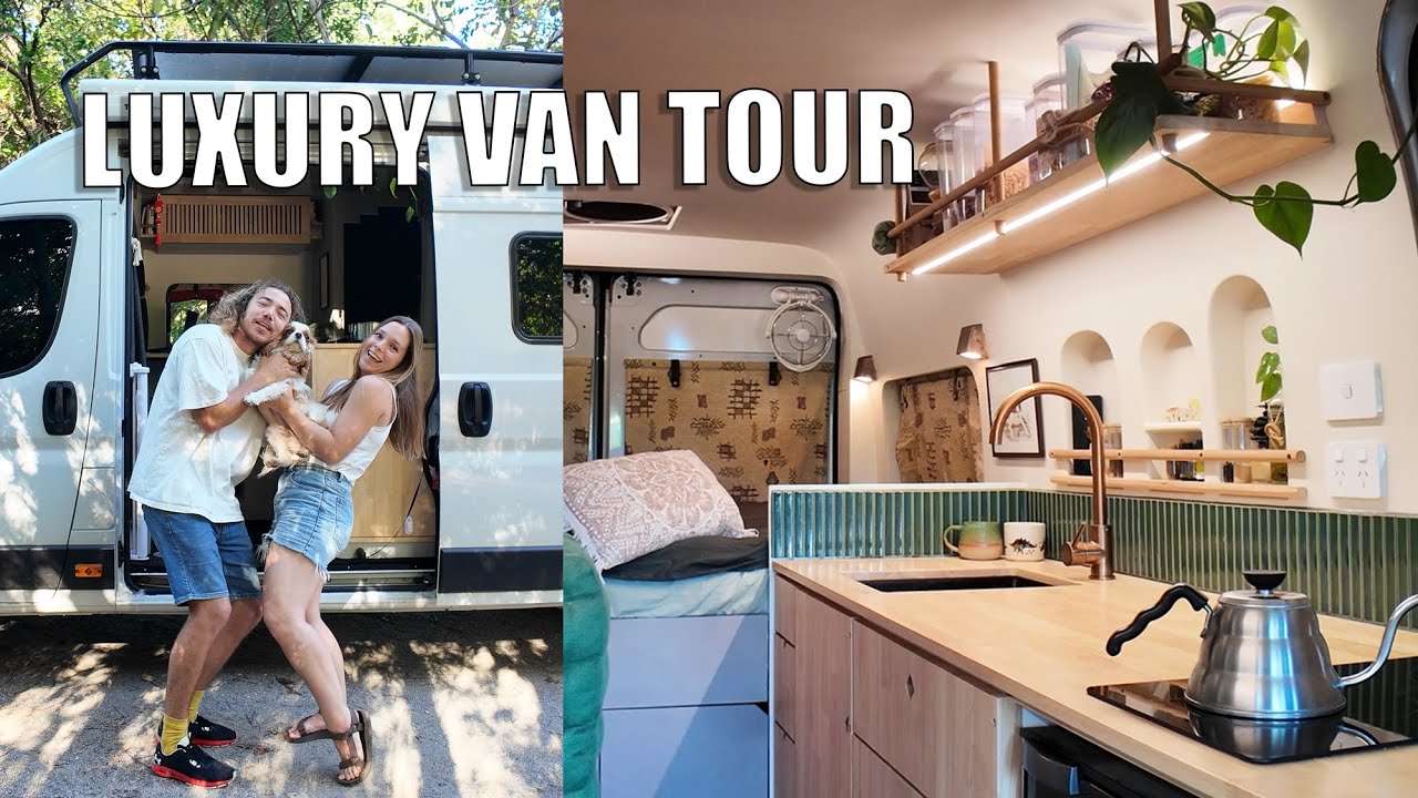 Off-Grid Luxury Van Tour: After Three Years of Full-time Vanlife in our Self-Converted Campervan