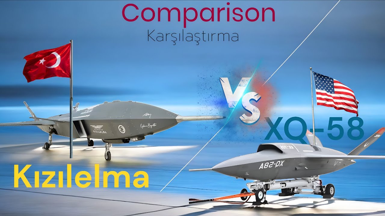 Kızılelma Vs XQ-58A | Stealthy Drone Comparison |🇺🇲🇹🇷 