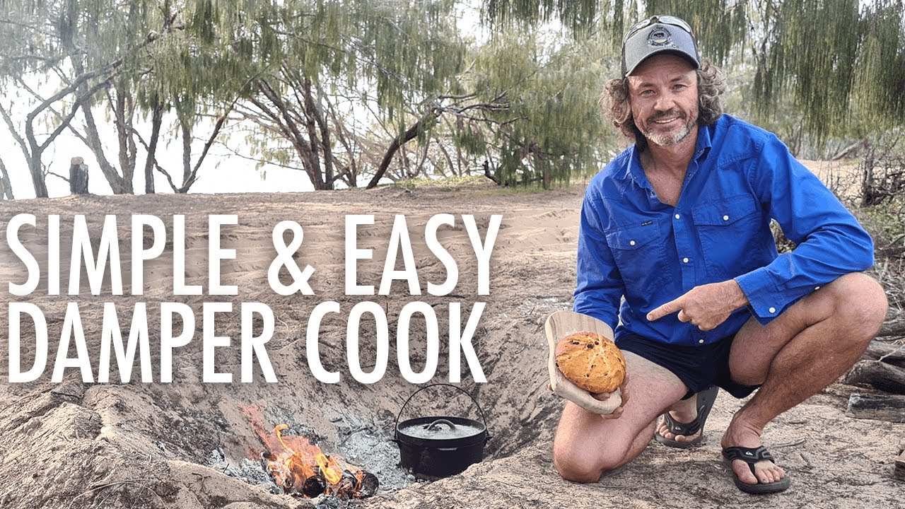EASIEST CAMP OVEN DAMPER COOK EVER!!