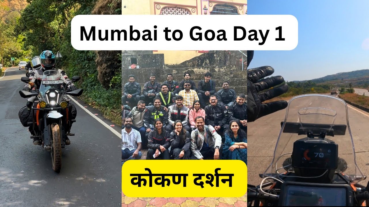 Mumbai to Goa Kokan Bike Ride on KTM Adventure 250  #Kokan #mumbaitogoa 