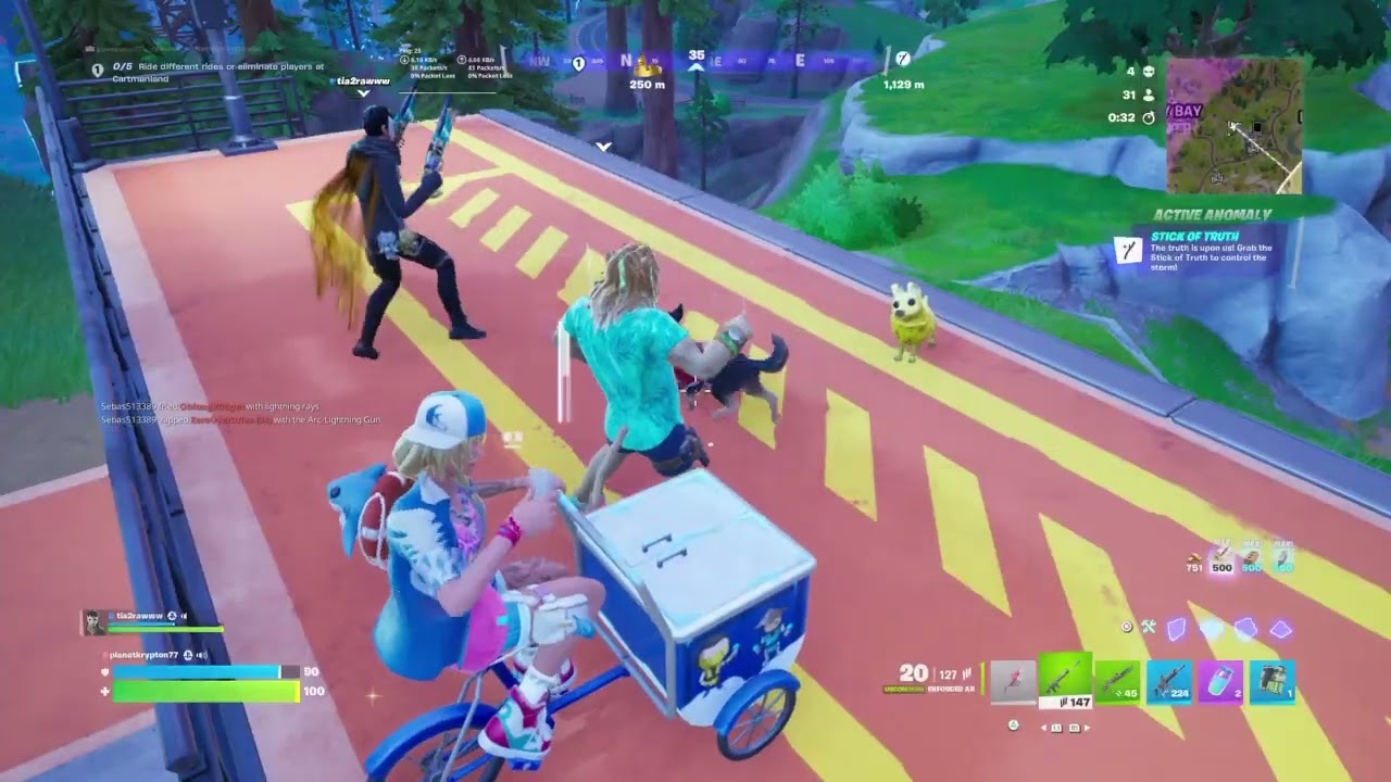 Playing Fortnite with my lil bro ( Im not Talking in this video)