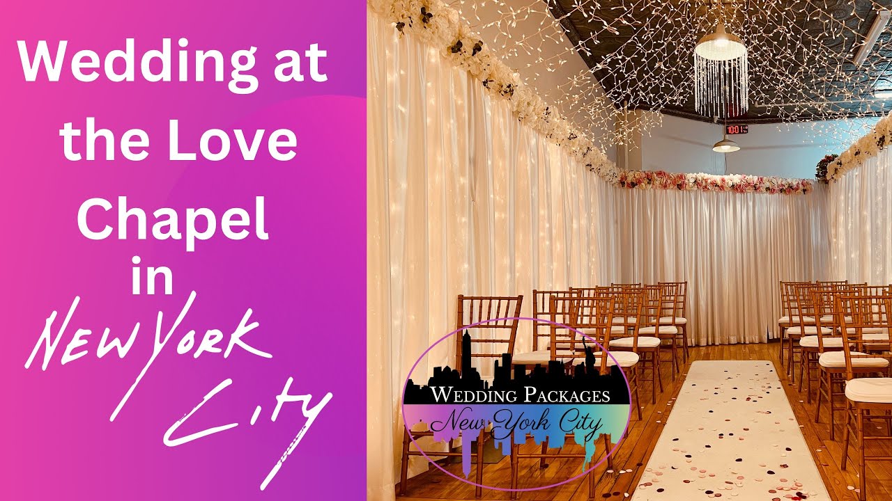 Love Chapel NYC wedding during a rain storm
