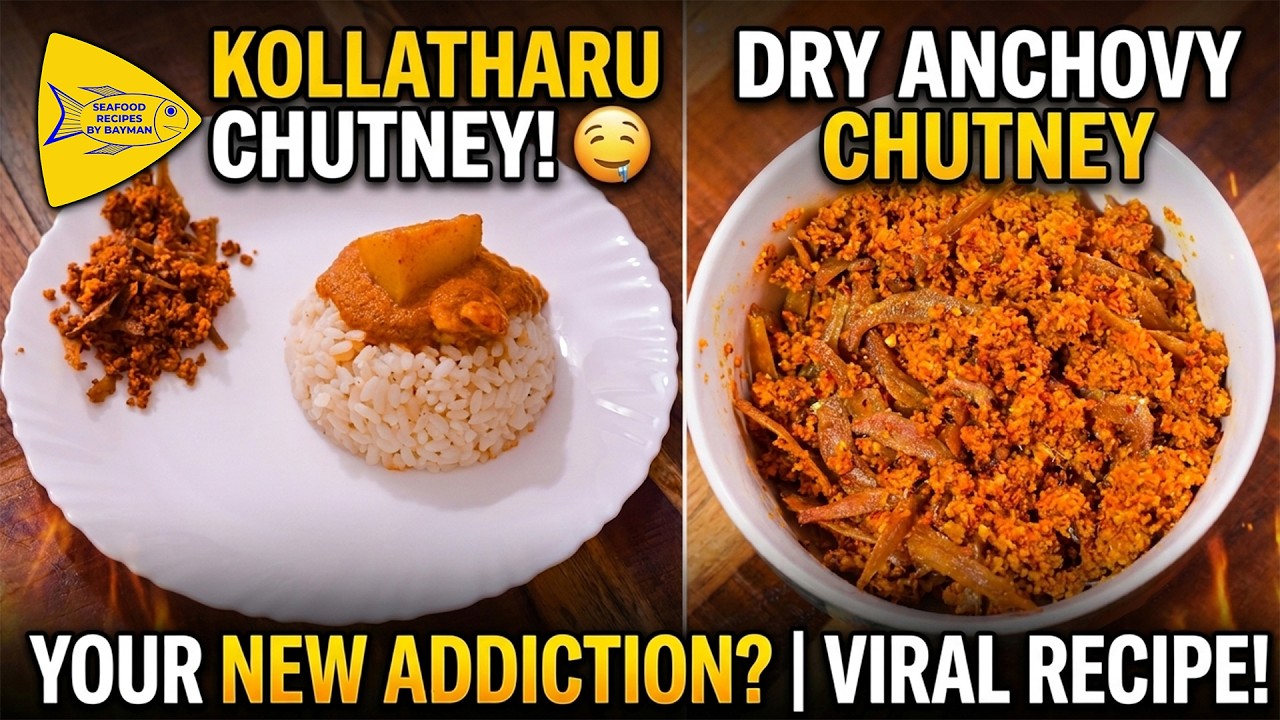 Kollatharu Chutney | Mangalore Special Dry Fish Chutney @seafoodrecipesbybayman