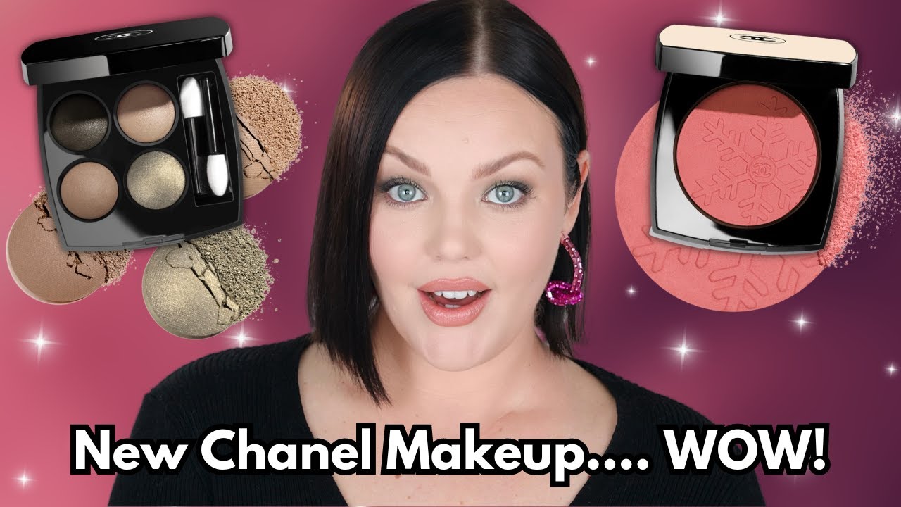 New Chanel Beauty Eclat De Nuit Eyeshadow Quad & Les Beiges Healthy Glow Blush!