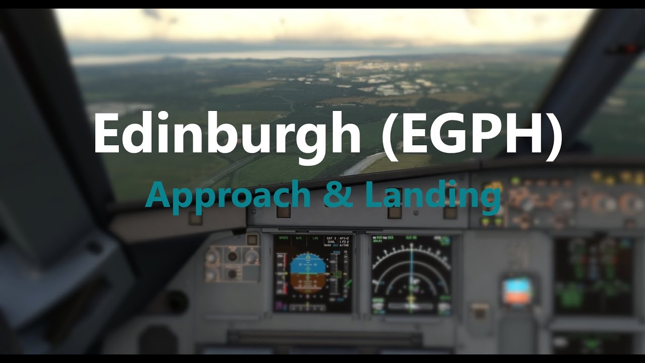 Edinburgh (EGPH) Runway 06 Approach and Landing - Airbus A320N