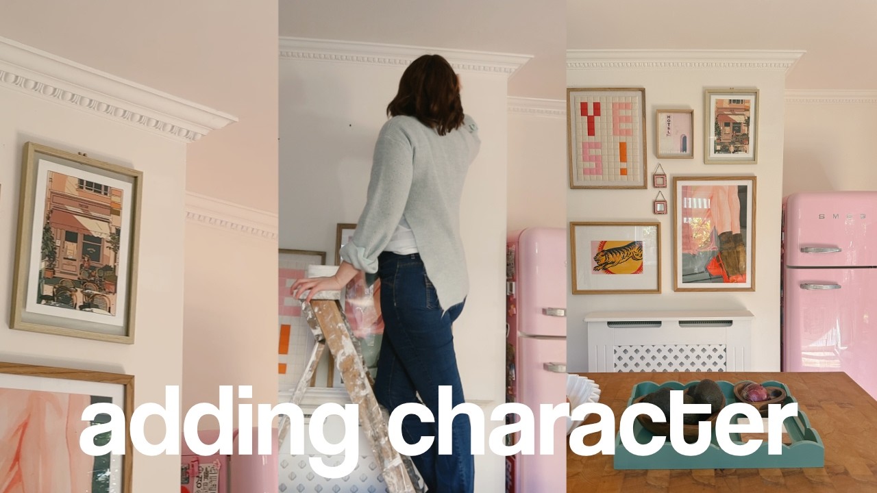 Adding character BACK into our Victorian home | Transforming our Kitchen with crown moulding