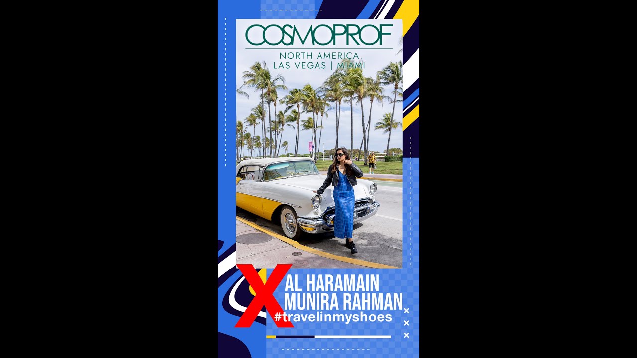 Munira Rahman at Cosmoprof Miami with | Al Haramain Perfumes