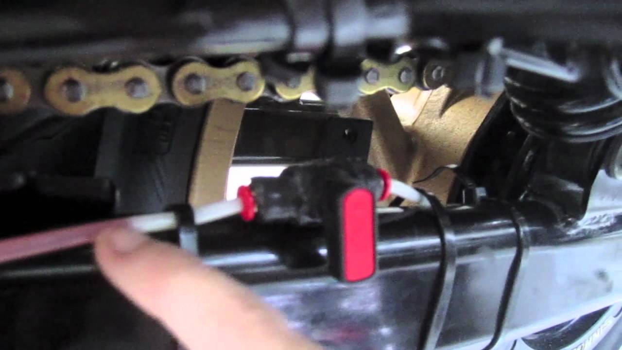 DIY Oiler For Motorcycle Chain - Setup