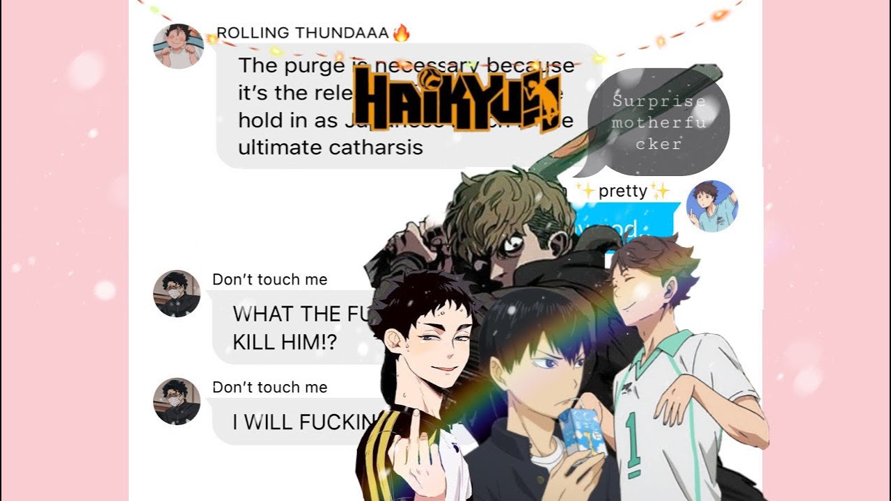 Haikyuu setters in the purge || ft OiKaGaashi || Haikyuu Kardashian spoof ( part 2 )
