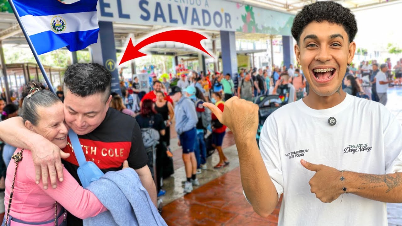 Miles de hermanos lejanos ya están aterrizando en El Salvador 🇸🇻✈️ | Emoción total 🙌🏼