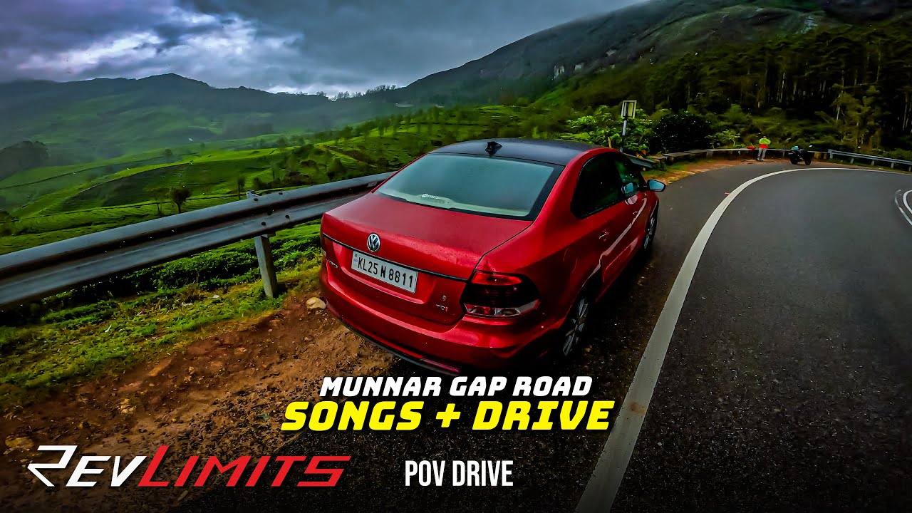 Munnar Gap Road - Drive + Songs | POV ASMR Drive | Ft - VW Vento 1.5 TDI DSG | RevLimits #revlimits