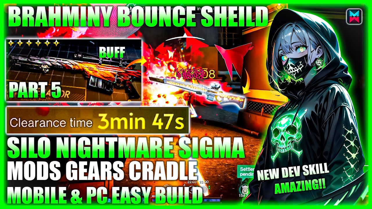 SOLO FAST RUN - NO HEAL NEW SKLL BRAHMINY SILO NIGHTMARE SIGMA🥶BEST SHEILD BUILD GUIDE - ONCE HUMAN