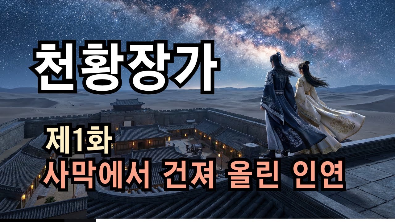 [천황장가] 제1화 사막에서 건져 올린 인연 | 무협소설 | 오디오북 | 정통무협