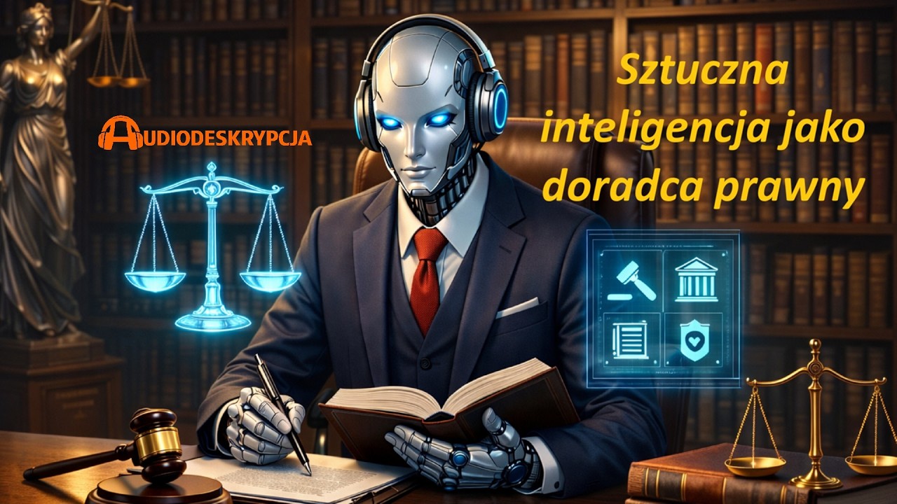Sztuczna inteligencja jako doradca prawny (film z audiodeskrypcją)