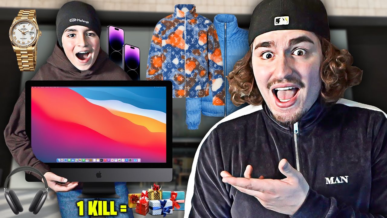Mein BRUDER bekommt 1 Geburtstags GESCHENK für jeden KILL in Fortnite!